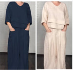 Tania Breezy Linen Two-Piece Set