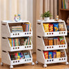 Modular Rolling Plastic Storage Cart