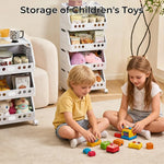 Modular Rolling Plastic Storage Cart