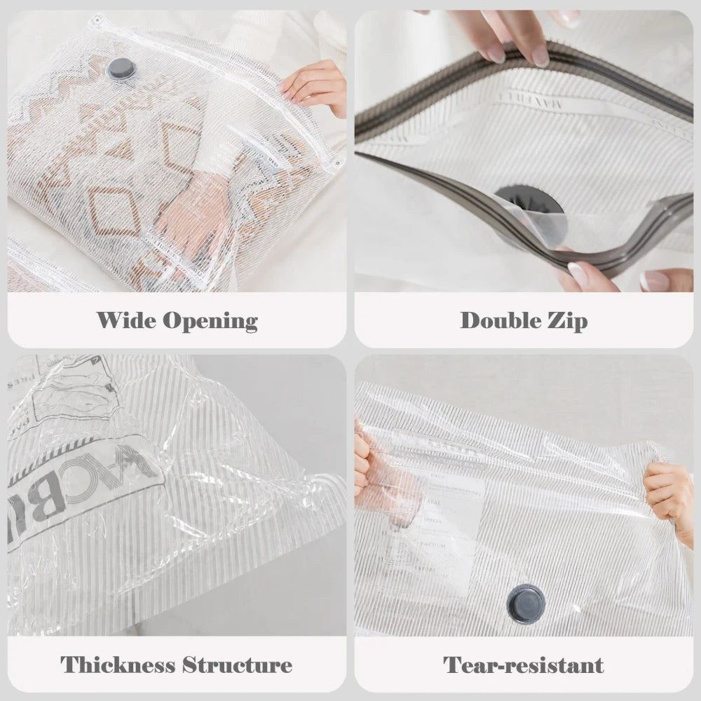 Cordless Travel Vacuum Bag Set