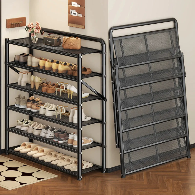 Foldable Plastic Shoe Rack