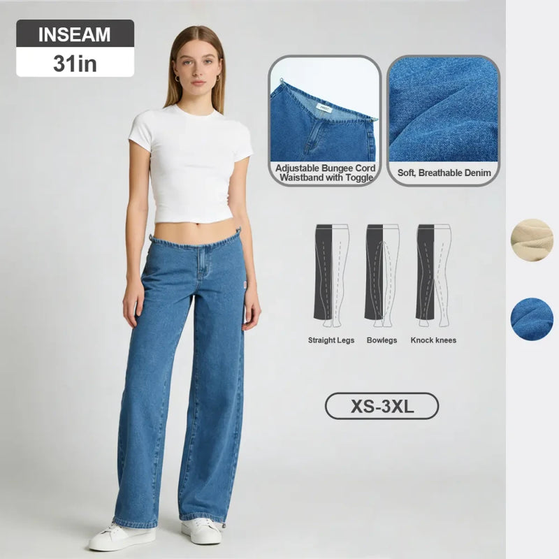 Pwest NYC Low-Rise Wide-Leg Pants