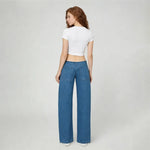 Pwest NYC Low-Rise Wide-Leg Pants