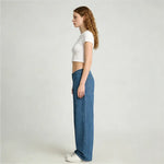 Pwest NYC Low-Rise Wide-Leg Pants