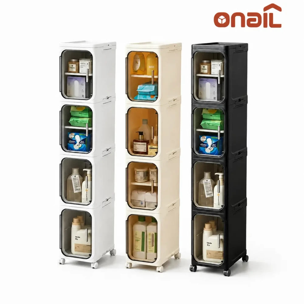 Narrow Plastic Storage Cabinet
