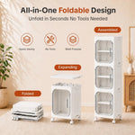 Narrow Plastic Storage Cabinet