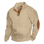 Quarter Button Pullover Sweater