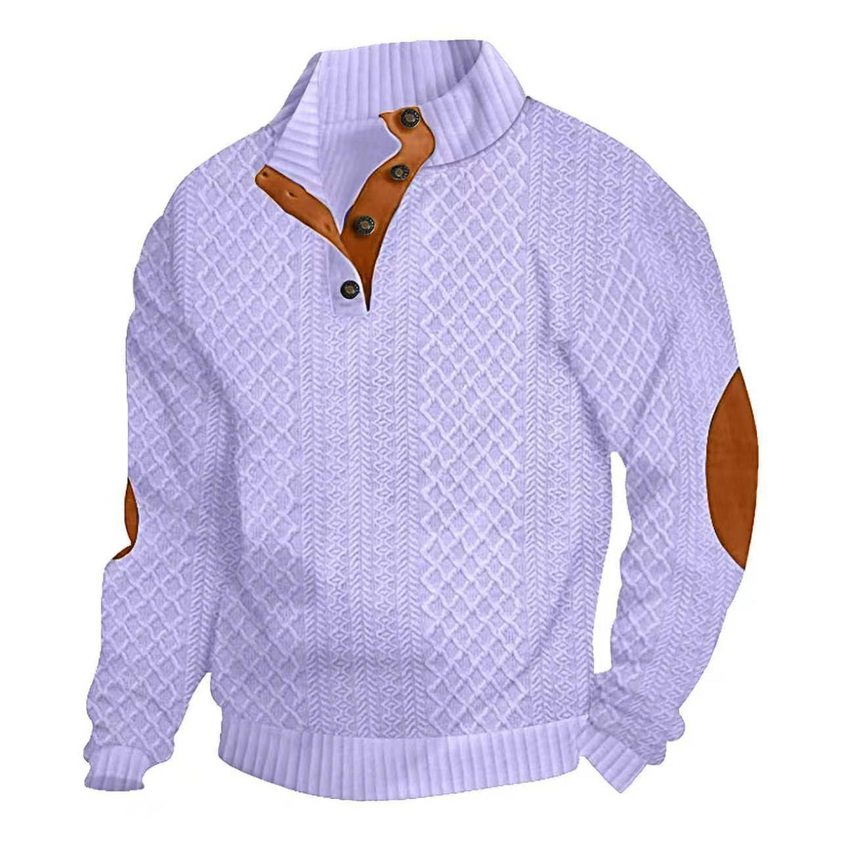 Quarter Button Pullover Sweater