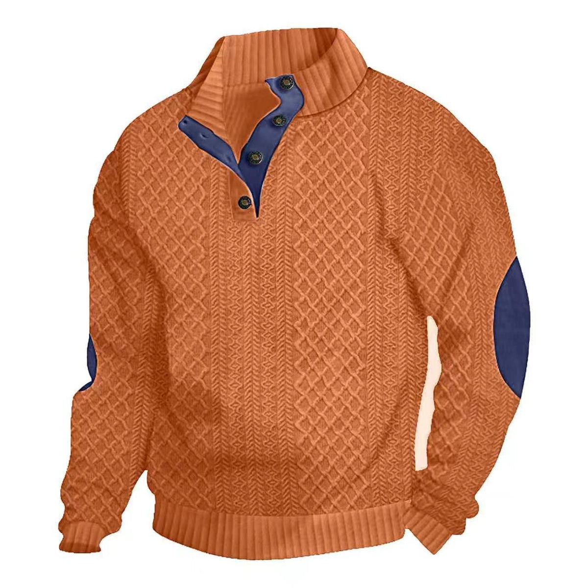 Quarter Button Pullover Sweater