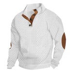 Quarter Button Pullover Sweater