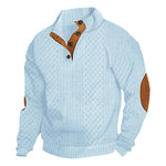 Quarter Button Pullover Sweater