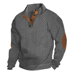 Quarter Button Pullover Sweater