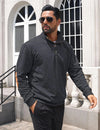 Quarter Button Pullover Sweater
