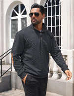 Quarter Button Pullover Sweater
