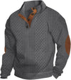 Quarter Button Pullover Sweater