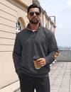 Quarter Button Pullover Sweater