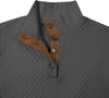 Quarter Button Pullover Sweater